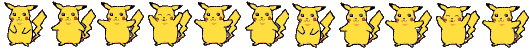 Your first subject Pikachus